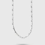 Silver Chain on a light gray background